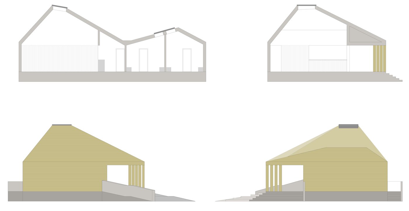 Chalke Valley Sections Elevations